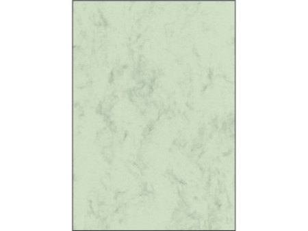 sigel papier marbré, A4, 200 g/m2, carton prestigie, vert