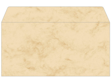 sigel enveloppe, long, 90 g/m2, gommé, marbre beige