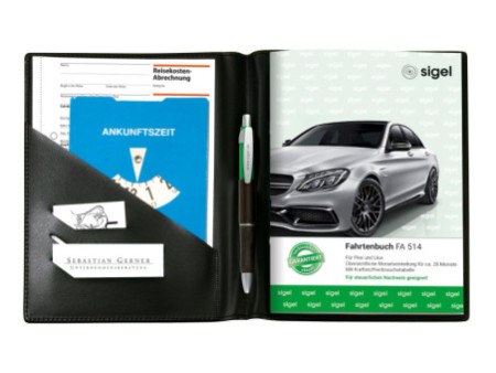 sigel Reliure pour manifold, A5, PU, noir