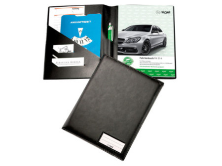 sigel Reliure pour manifold, A5, PU, noir