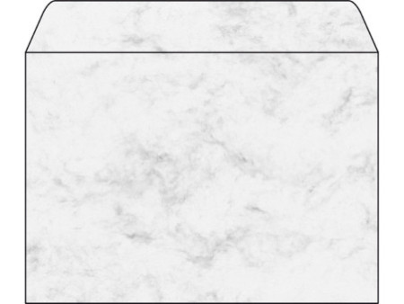 sigel enveloppe, C5, 90 g/m2, gommé, marbre gris