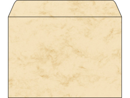 sigel enveloppe, C5, 90 g/m2, gommé, marbre beige