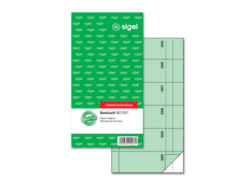 sigel Bloc de bons 'Carnet de bons', 105 x 200 mm, AC