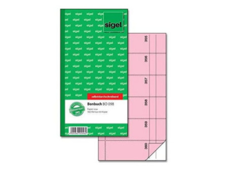 sigel Bloc de bons 'Carnet de bons', 105 x 200 mm, AC