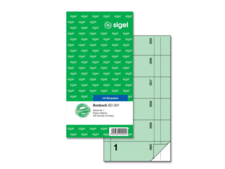 sigel Bloc de bons 'Serveur no 1', vert