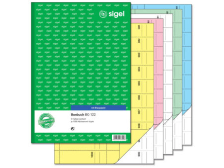 sigel Bloc de bons 'Carnet de bons' A4, 1000 coupons
