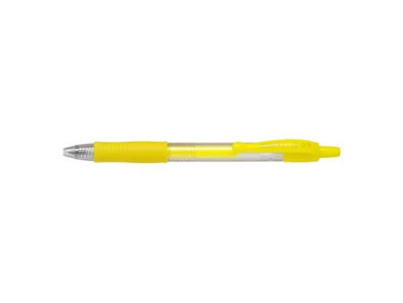 PILOT Stylo à encre gel G2 07 Néon, jaune néon