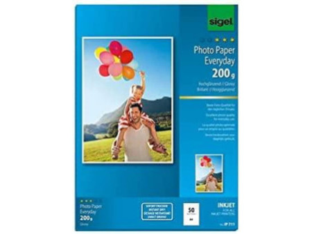 sigel papier photo jet d'encre Everyday, format A4