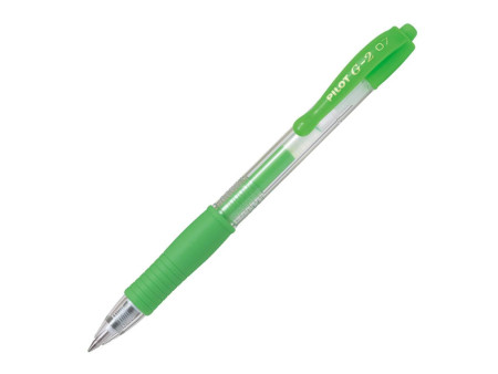 PILOT Stylo à encre gel G2 07 Néon, vert néon
