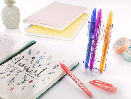 PILOT Stylo roller FRIXION BALL 07 Set2Go, étui de 4