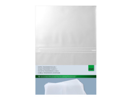 sigel Double-pochette, A5, en plastique, transparent