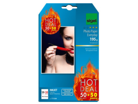 Sigel Papier photo pour jet d'encre Everyday 'HOT DEAL',