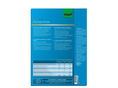 sigel Papier photo Jet d'encre Everyday 'HOT DEAL', A4