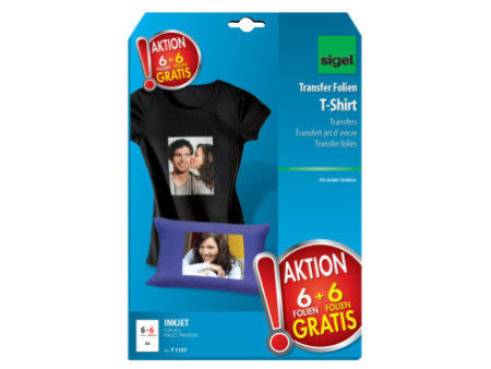 sigel Film de transfert jet d'encre T-Shirt 'HOT DEAL' promo