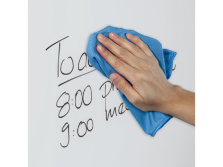 sigel Chiffon microfibre tableau blanc, 400 x 400 mm, bleu