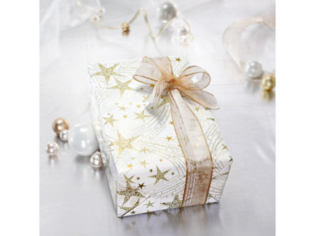 sigel Papier cadeau de Noël 'Dancing Stars', en rouleau