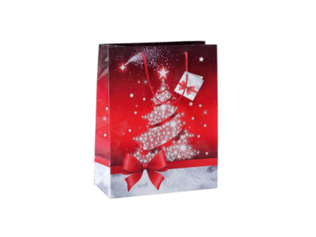 sigel Sac cadeau de Noël 'Sparkling Tree', petit