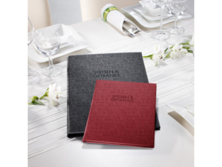 sigel Pochette de rechange pour porte-menu à reliure à vis