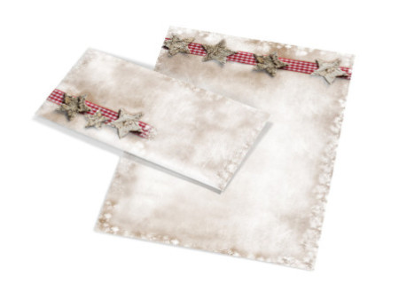 sigel Enveloppe à motif de Noël 'Winter Chalet', DL, 90 g/m2