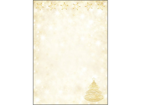 sigel Papier à motif de Noël 'Graceful Christmas', A4,90g/m2