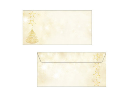 sigel Enveloppe à motif de Noël 'Graceful Christmas', long