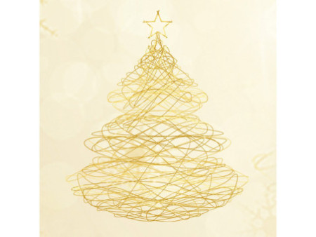 sigel Enveloppe à motif de Noël 'Graceful Christmas', long