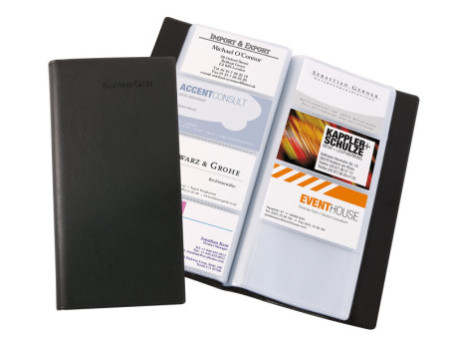 sigel Pochette pour cartes de visite, pour 192 cartes de