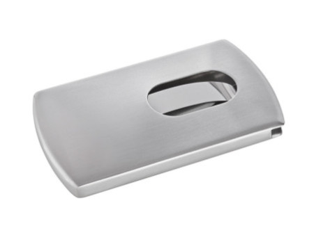 sigel étui pour cartes de visite 'Snap', acier inoxydable,
