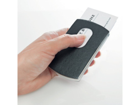 sigel étui pour cartes de visite 'Snap', simili cuir