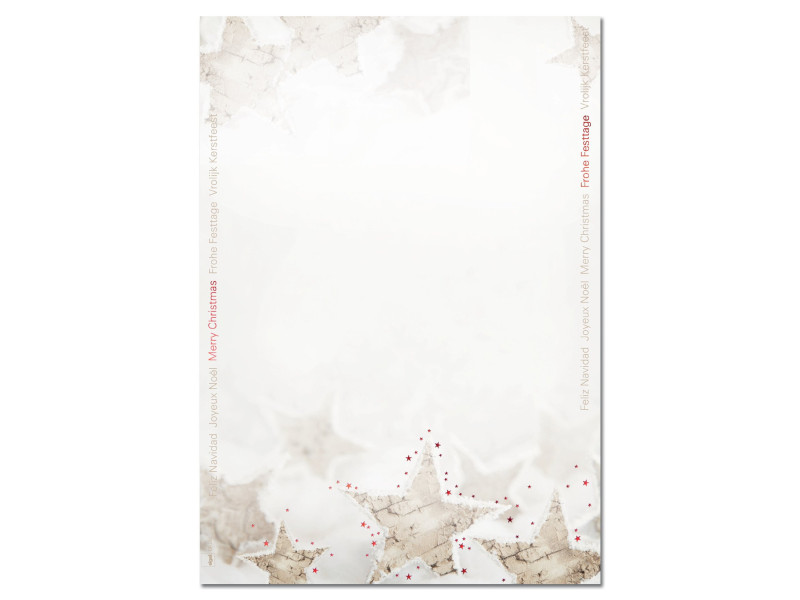 sigel Papier à motif de Noël 'Christmas Timber', A4, 90 g/m2