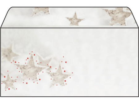 sigel Enveloppe à motif de Noël 'Christmas Timber', 90 g/m2