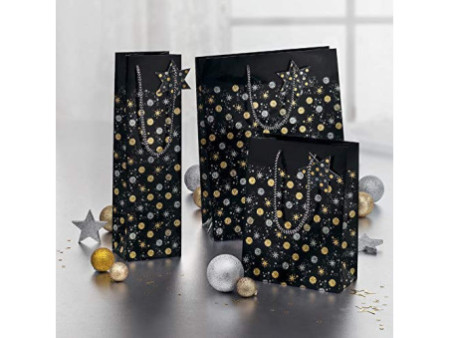 sigel Sac cadeau de Noel 'Stardust', petit