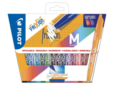 PILOT Stylo roller FRIXION BALL 07, étui carton de 15