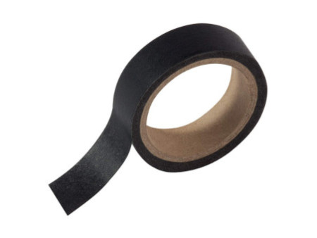 sigel Ruban de masquage, sur rouleau, noir