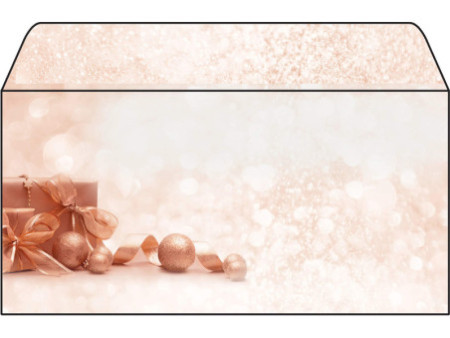 sigel Enveloppe à motif de Noël 'Golden Dream', format long