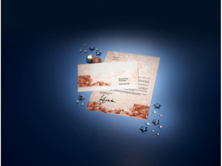 sigel Enveloppe à motif de Noël 'Golden Dream', format long