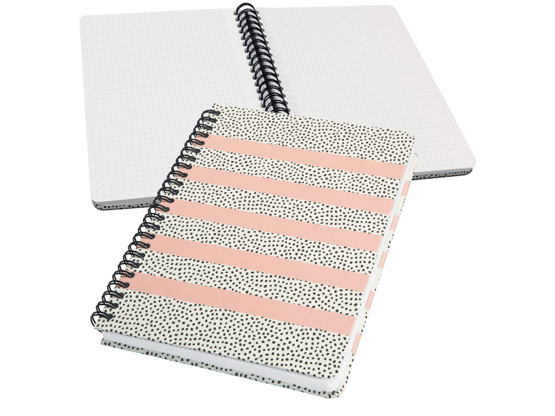 sigel Carnet à spirale Jolie Inspire 'Sweet Dots', A5