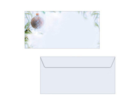 sigel Enveloppe de Noël 'Winter Mood', format long