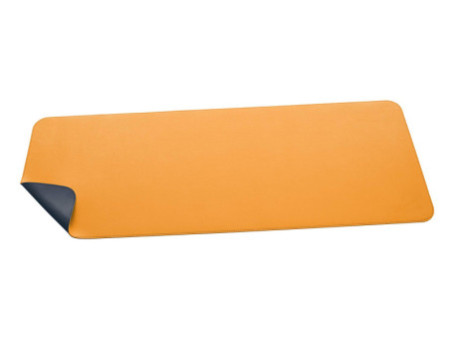 sigel Sous-main, similicuir, enroulable, jaune/gris