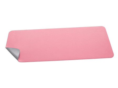 sigel Sous-main, similicuir, enroulable, rose/argent