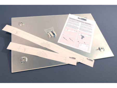 Be!Board Tableau magnétique en verre (L)600x(H)400 mm, blanc