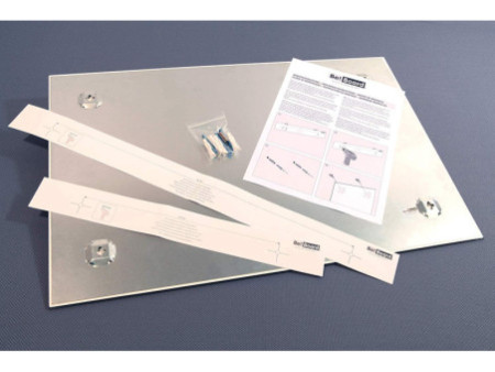 Be!Board Tableau magnétique en verre (L)600x(H)400 mm, bleu