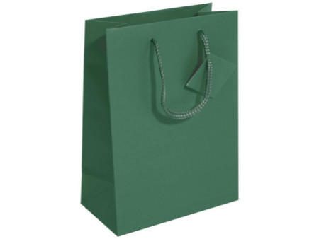 sigel Sac cadeau, vernis mat, taille: S, vert opaline