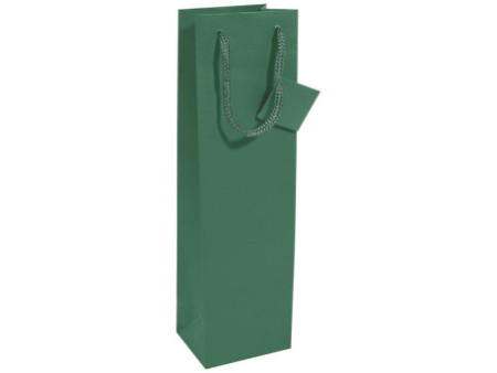 sigel Sac à bouteille, vernis mat, pour une bouteille, vert