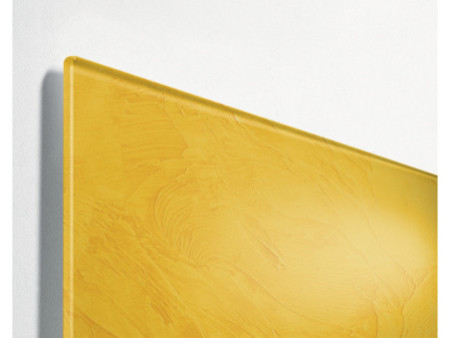 sigel Tableau magnétique en verre artverum Yellow Structure