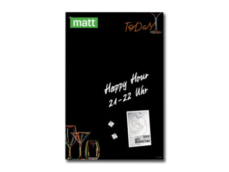 sigel Tableau magnétique en verre Artverum Drinks, (B)400 x