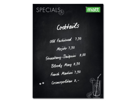 sigel Tableau magnétique en verre artverum Happy Hour