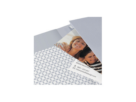 sigel Carnet de notes Jolie, similicuir, A5, gris