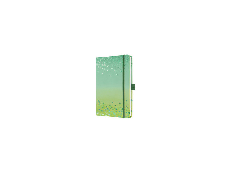 sigel Carnet de notes Jolie 'Butterfly Confetti Lime', A5