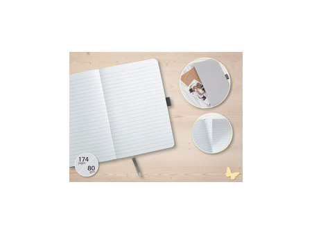 sigel Carnet de notes Jolie Beauty 'Bloom Yellow', A5
